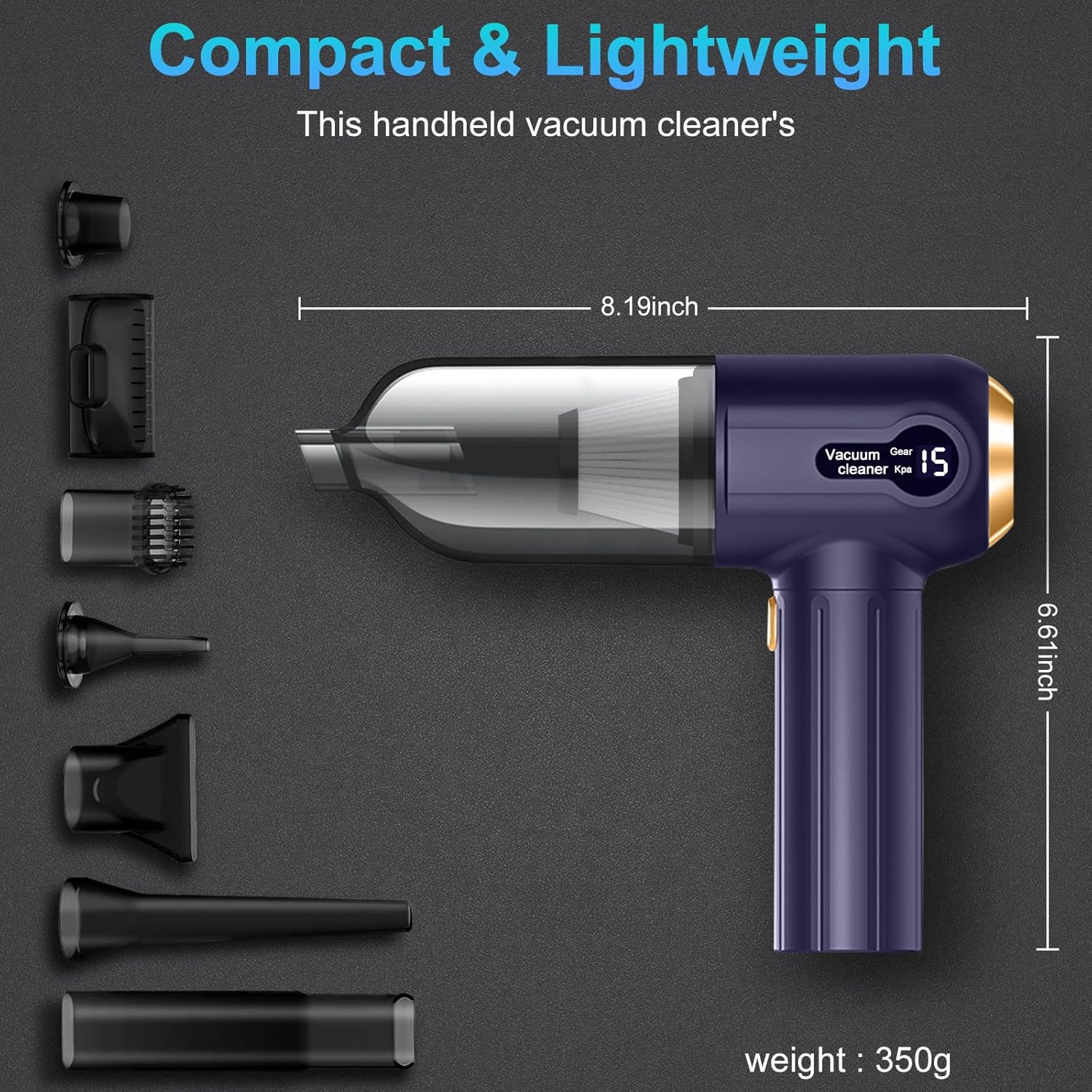 Aspirateur à main sans fil Ledeak