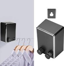 étendoir à linge rétractable mural