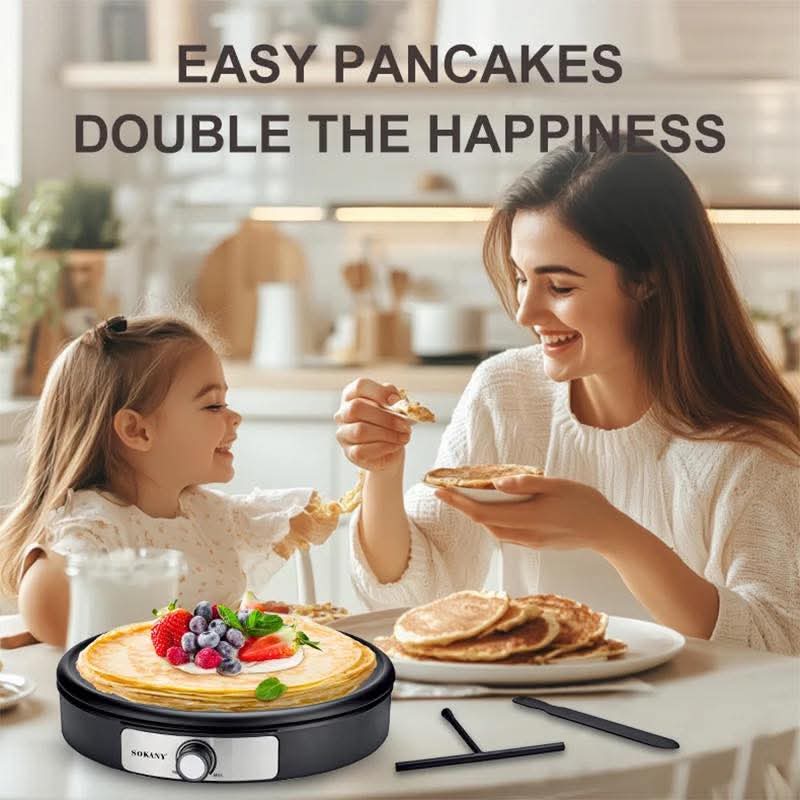 Plaque de cuisson multifonction Sokany pour crêpes et bien plus
