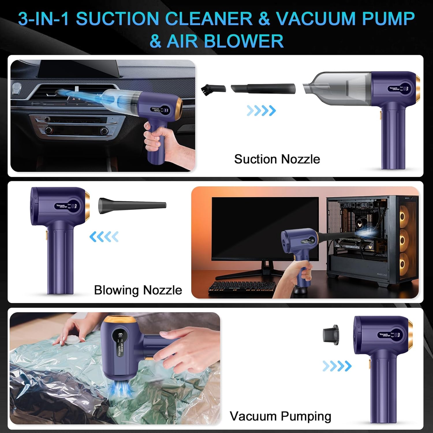 Aspirateur à main sans fil Ledeak