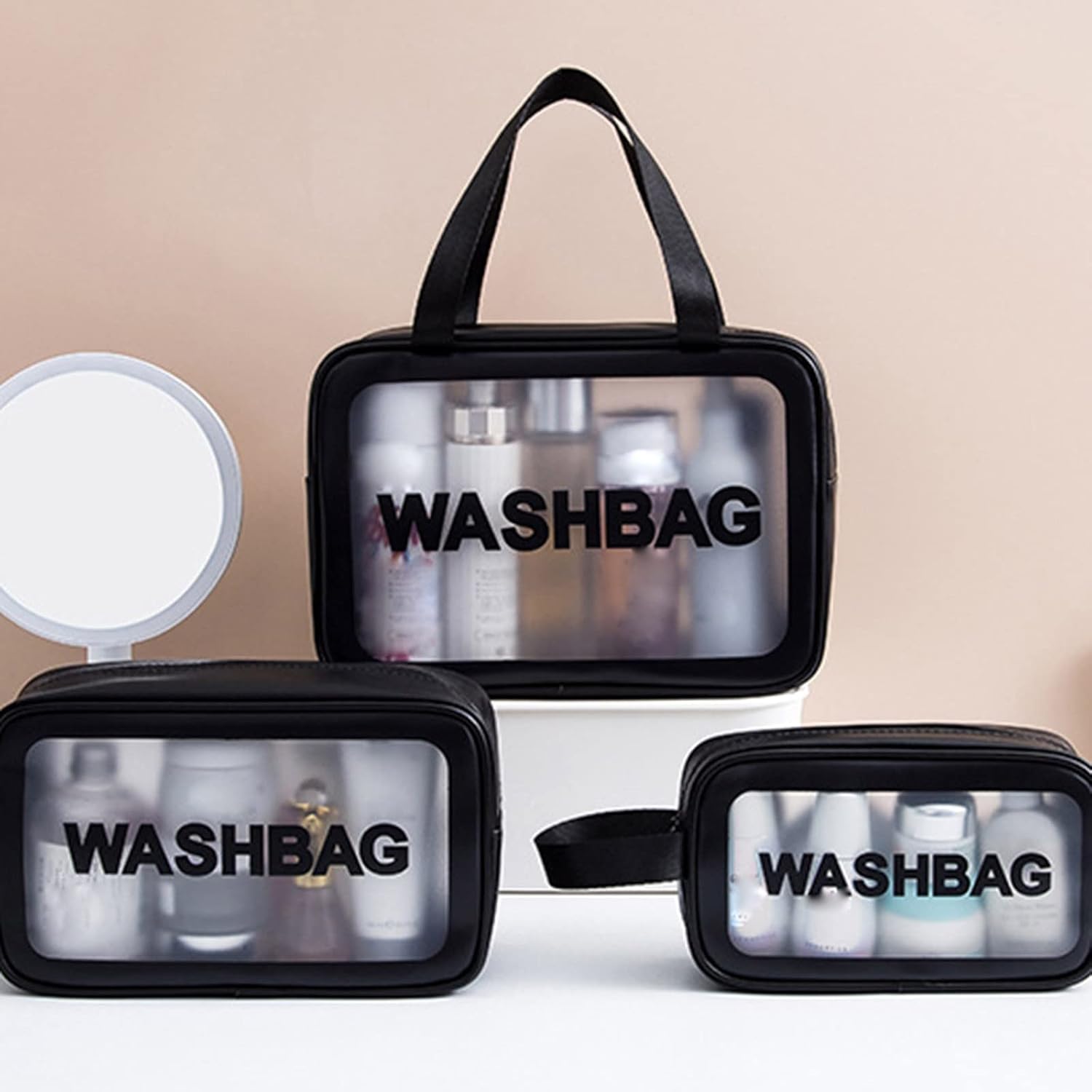 Ensemble de 3 Sacs à Cosmétiques 